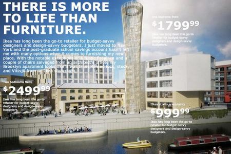 Catalog mockup for IKEA’s Strand East neighborhood in London
