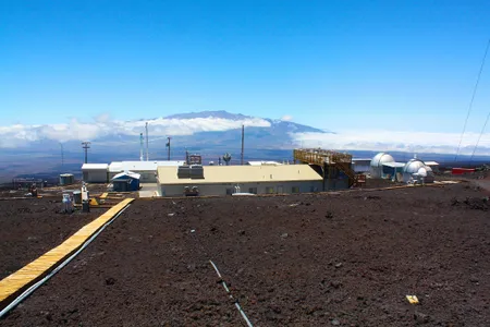 The Mauna Loa observatory.