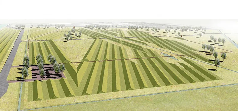 This Crazy Land Art Deflects Noise From Amsterdam's Airport