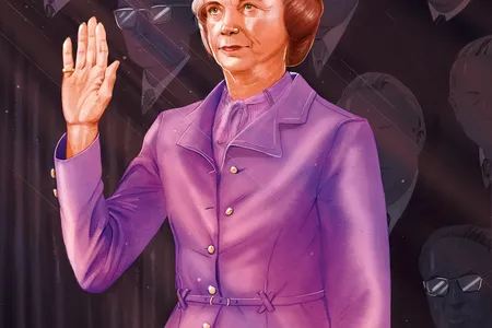 Sandra Day O'Connor, the first woman appointed to the Supreme Court, at her hearing before the Senate Judiciary Committee