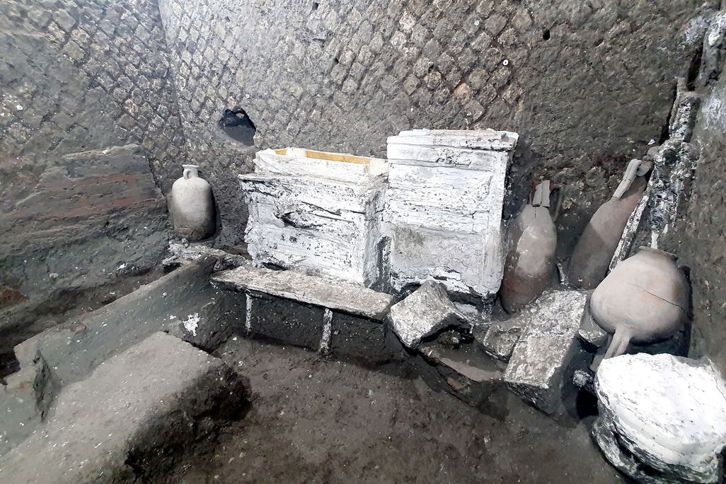 Artifacts excavated at the site