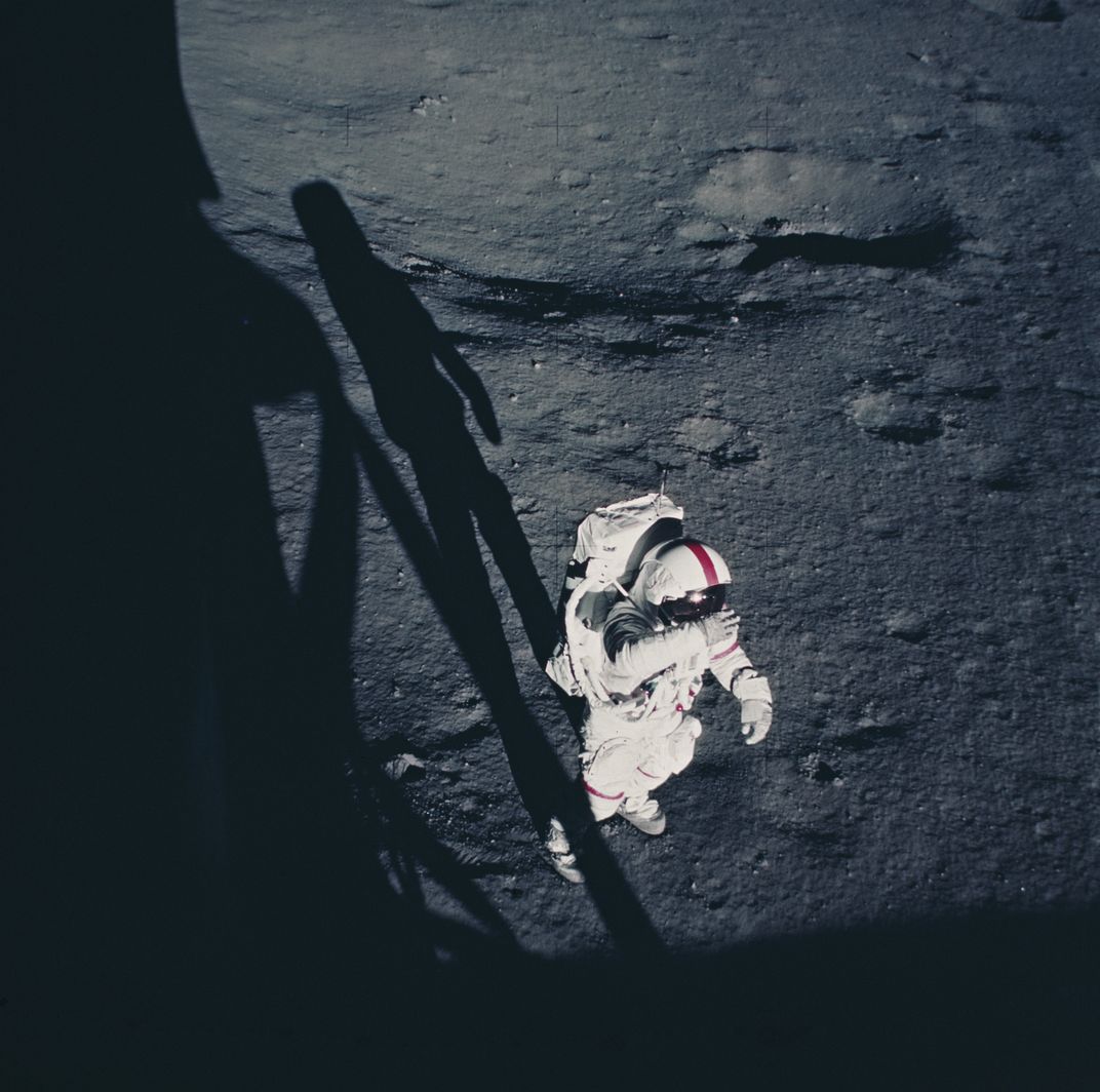 Apollo 14 Commander Alan B. Shepard on the moon