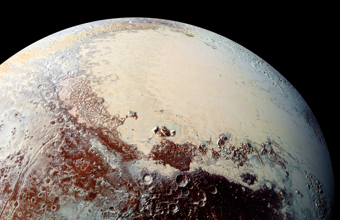 Pluto May Have Ice Volcanoes at the Bottom of Its Heart