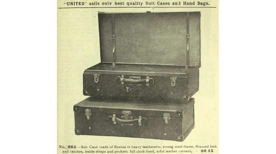An early "suit case"