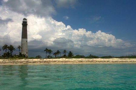 The lighthouse on Loggerhead Key in the Dry Tortugas
