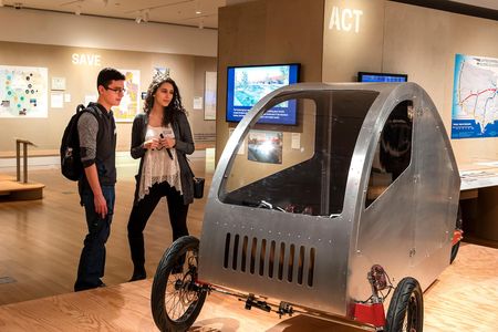 Cars are a liability and expensive to maintain for most Americans. The Future Cycles team builds human-powered vehicles that combine the efficiency of a bicycle or moped with the weather protection and carrying capacity of a car.
