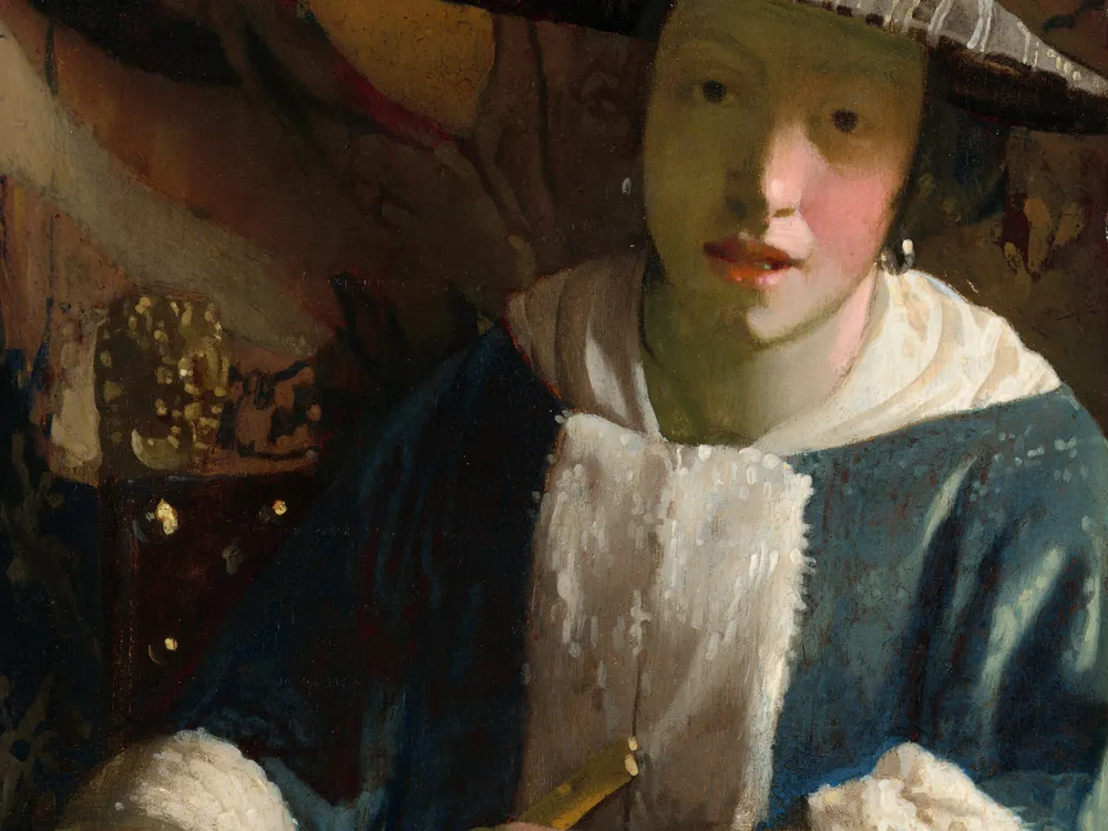 “Girl with a Flute,” from the studio of Johannes Vermeer