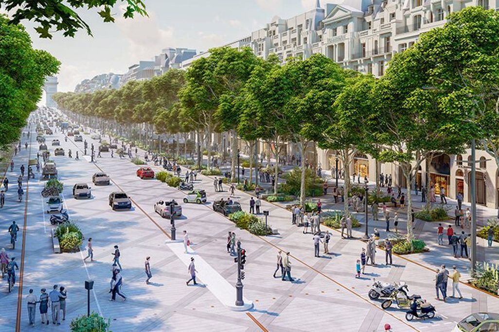 Champs-Élysées rendering