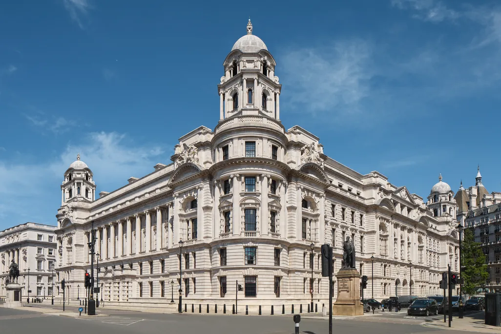 Exterior of Old War Office building in London
