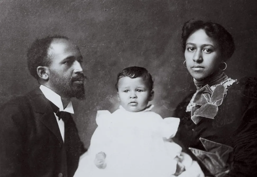 W.E.B. and Nina Du Bois with their son, Burghardt