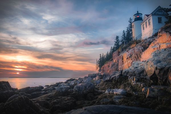 Bass Harbor Lighthouse Sunset thumbnail