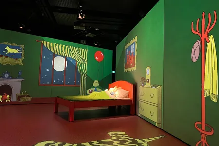 A scene from the&nbsp;Goodnight Moon immersive exhibition