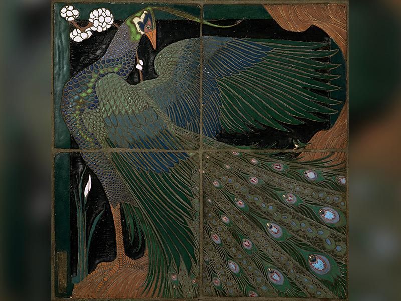 Frederick Hurten Rhead, panel for overmantel, 1910