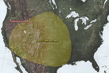 Yellowstone's last big eruption dumped ash over much of North America.