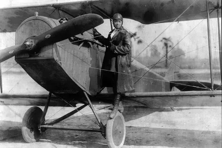&ldquo;Bessie Coleman (above: with her Curtiss JN-4 &quot;Jennie&quot; in her custom designed flying suit, ca. 1924) was a real gutsy woman for the era,&rdquo; says&nbsp;Dorothy Cochrane, a curator at the Smithsonian&rsquo;s National Air and Space Museum. &quot;Anyone else might have quit at any time.&rdquo;