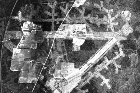 The Elko “airfield”. A target from above, topiary from below.
