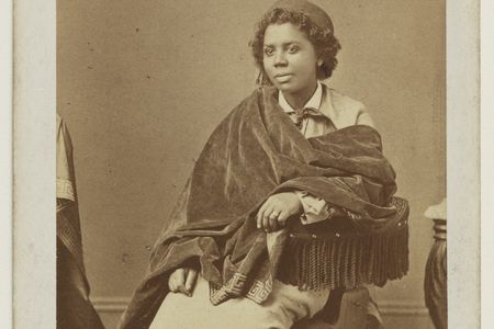 Edmonia Lewis circa 1870, photographed by Henry Rocher
