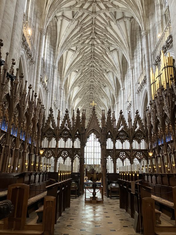 ceiling of Winchester Cathedral thumbnail