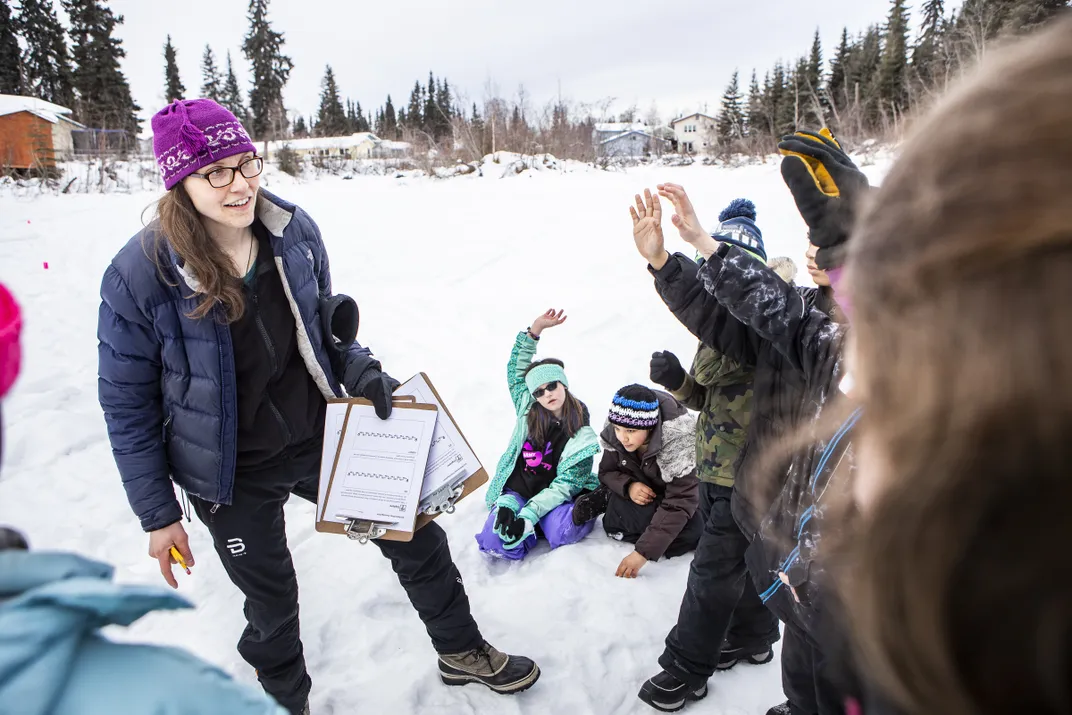 Fresh Eyes on Ice students get out on the ice