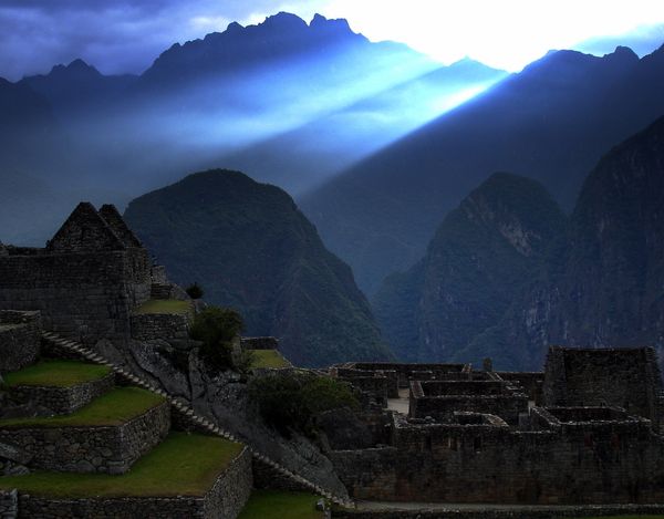 The Ruins of Machu Picchu at Sunrise. thumbnail