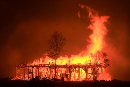 The Fountaingrove Round Barn burned on Monday Oct. 9 in one of the 17 wildfires that erupted across California.
