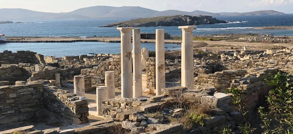  Archaeological site at Delos 