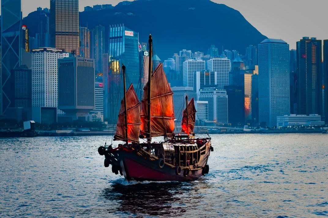 A ship sails in Hong Kong | Smithsonian Photo Contest | Smithsonian ...