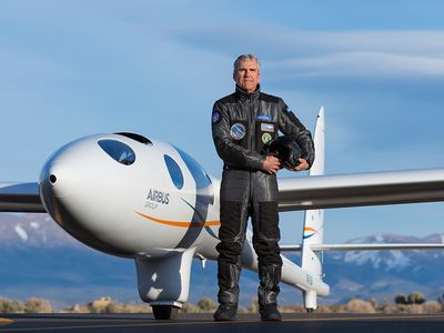 Optimized for altitude: Jim Payne, one of the most accomplished glider pilots in the world, is one of four who will fly the purpose-built glider on its record attempts.