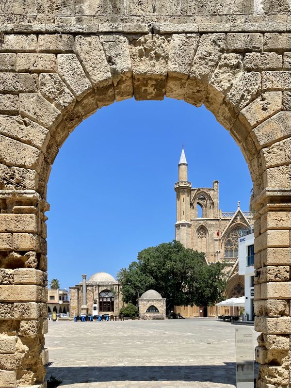The Lala Mustafa Pasha Mosque at Famagusta, Northern Cyprus thumbnail