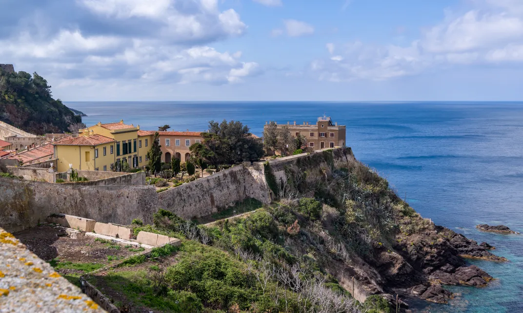 Napoleon's villa on the island of Elba, Italy