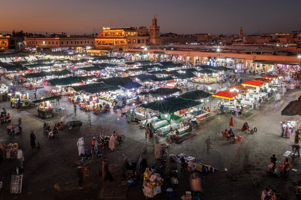 Marrakech’s Central Square After Sunset thumbnail