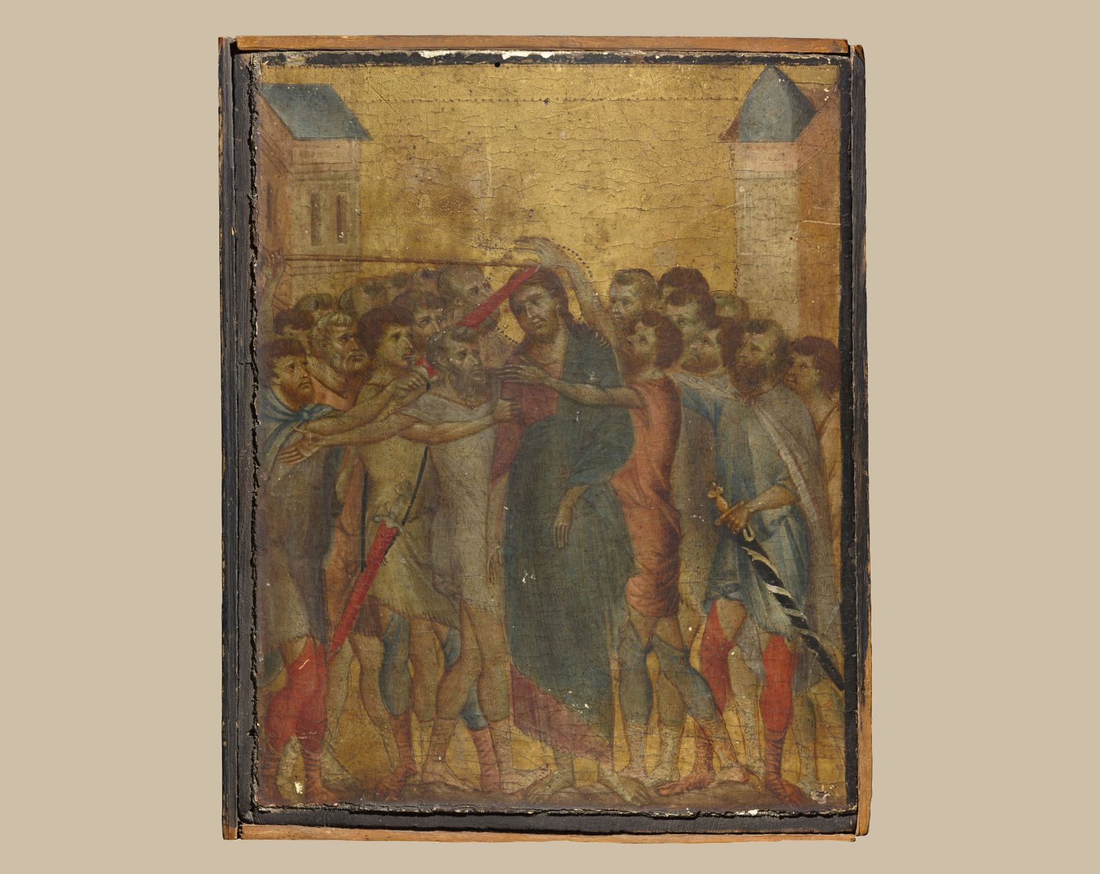 After a long and circuitous journey, the Louvre has acquired Christ Mocked, a 13th-century work by the Florentine painter Cimabue. The 10- by 8-inch