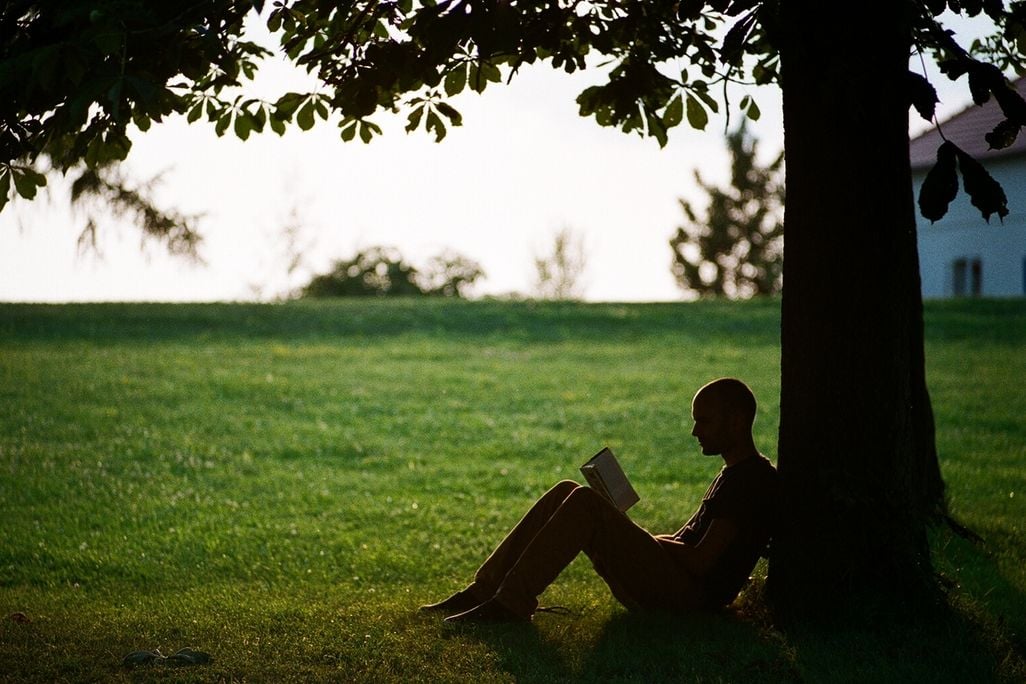 Man Reading Book