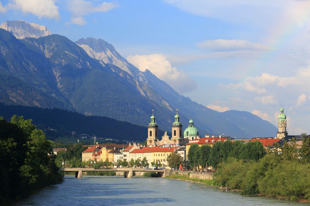 Innsbruck, nestled amid the Alps