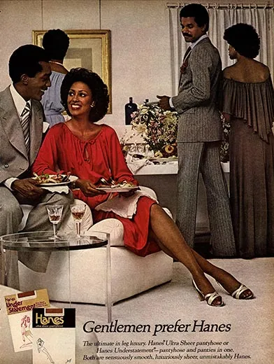Vintage advertising print Fashion Ad Underwear HANES My Way is