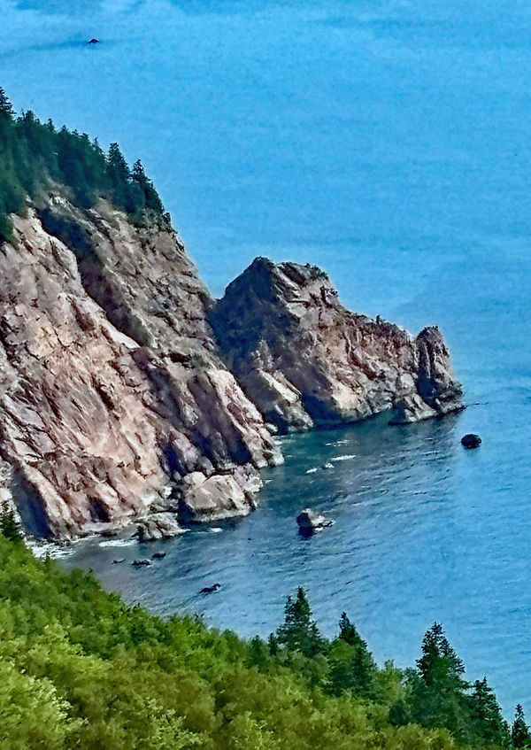 Rock Outcropping Along the Cabot Trail thumbnail