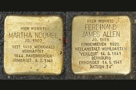 New memorials provide a bare outline of the lives of two&nbsp;Black victims&nbsp;killed during the&nbsp;Holocaust.