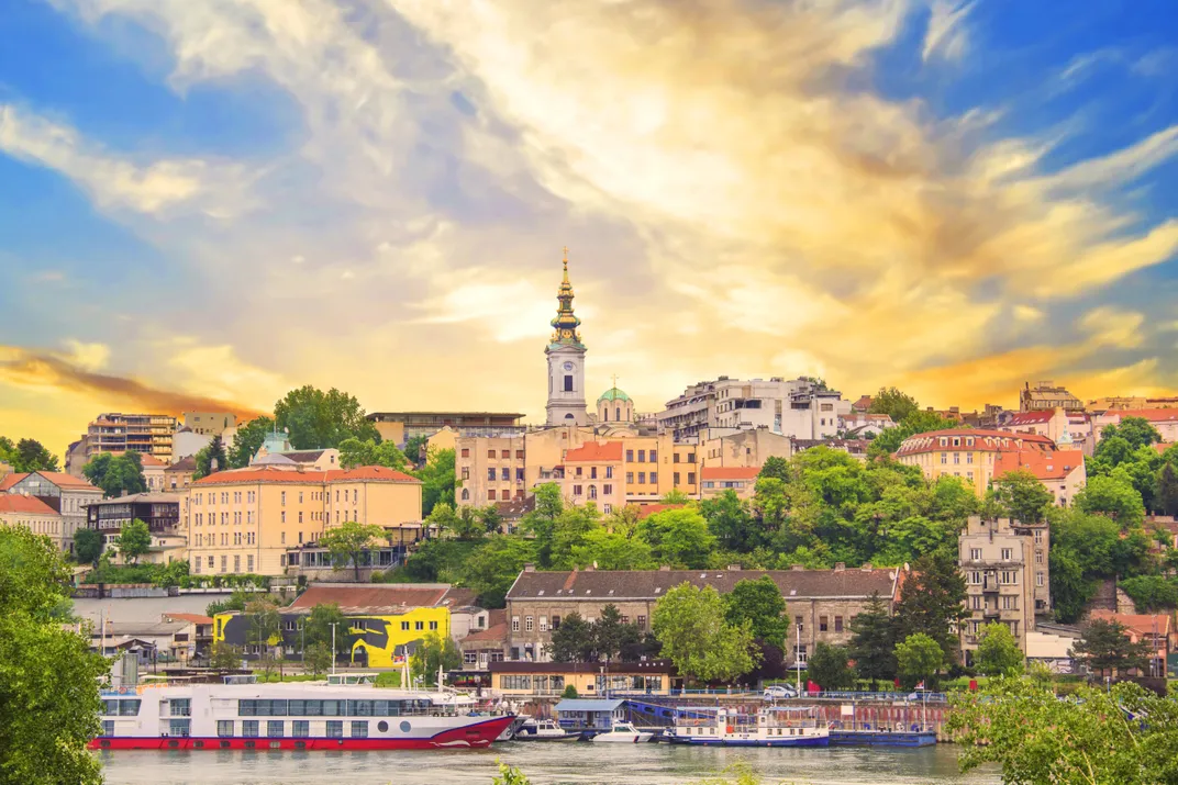 Historic area of Belgrade, Serbia