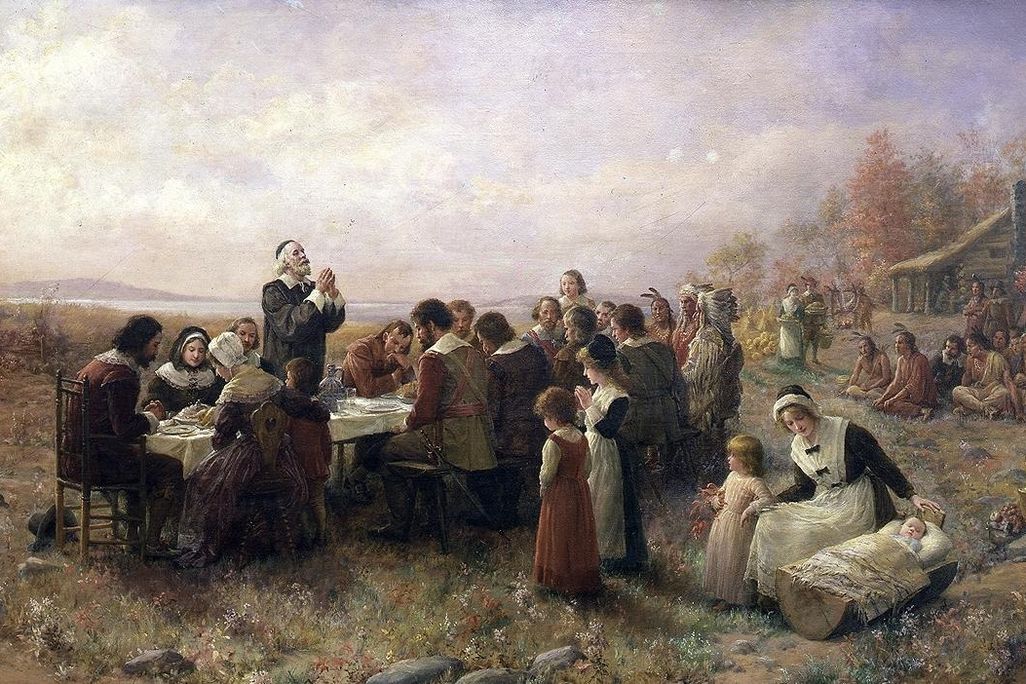 The First Thanksgiving at Plymouth