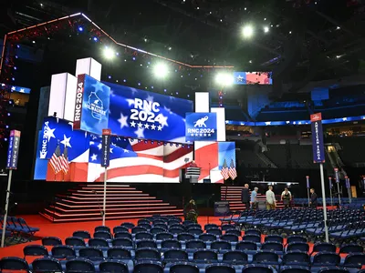 stage at the 2024 Republican National Convention