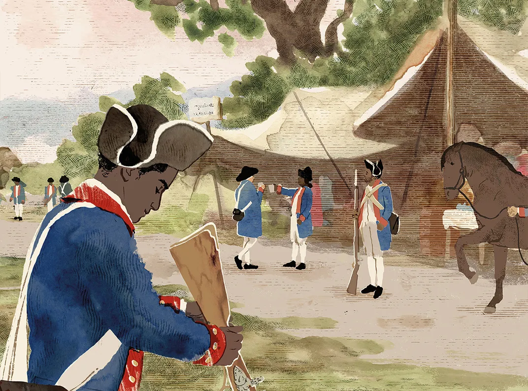 illustration of soldiers