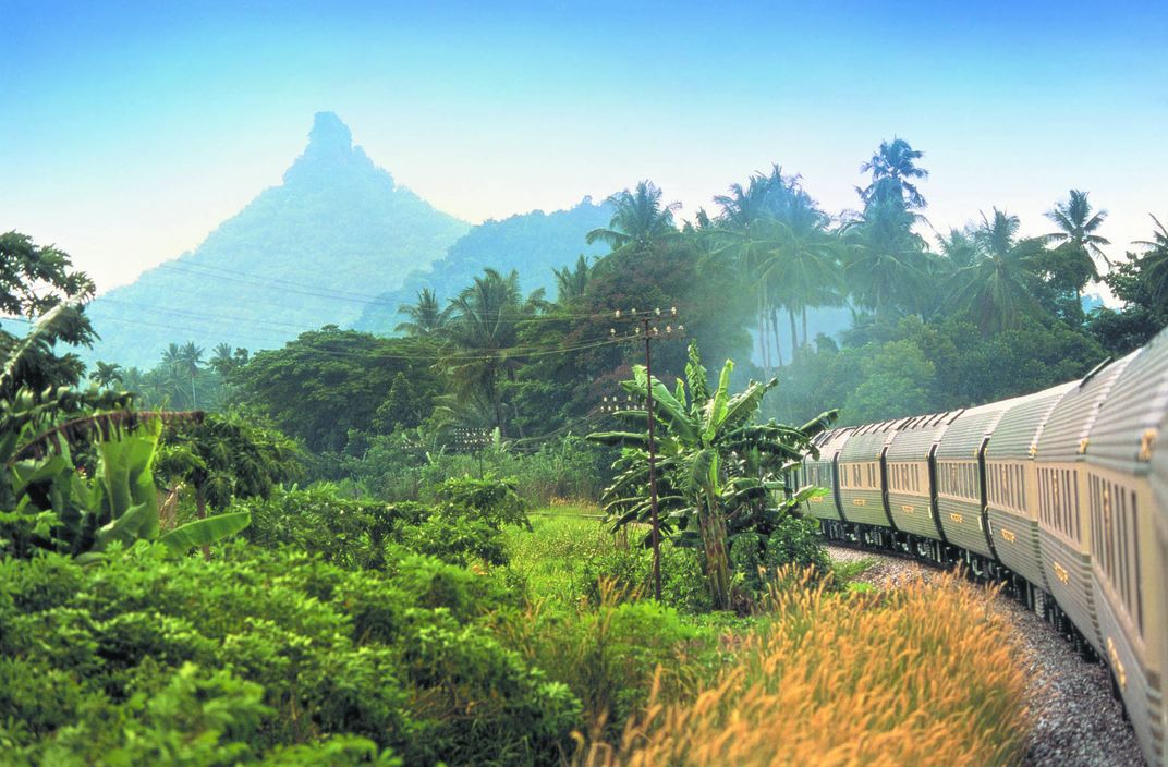 Landscape view from the E&O Express