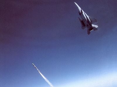 On September 13, 1985, Major Doug Pearson made history when he destroyed a satellite with a missile launched from his F-15.