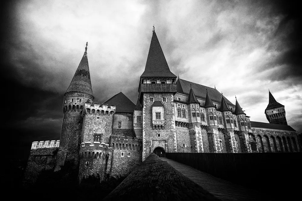 Photo of the Corvin Castle in Romania.