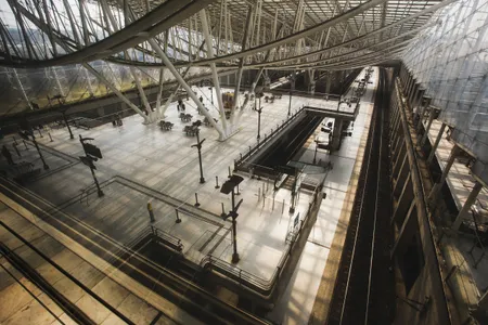 On March 28, in the year of the pandemic, three lone travelers roll their luggage across the cavernous intercity train platform at Charles de Gaulle International Airport in Paris, the second stop on the author’s Milan-Paris-Atlanta-Cincinnati odyssey.