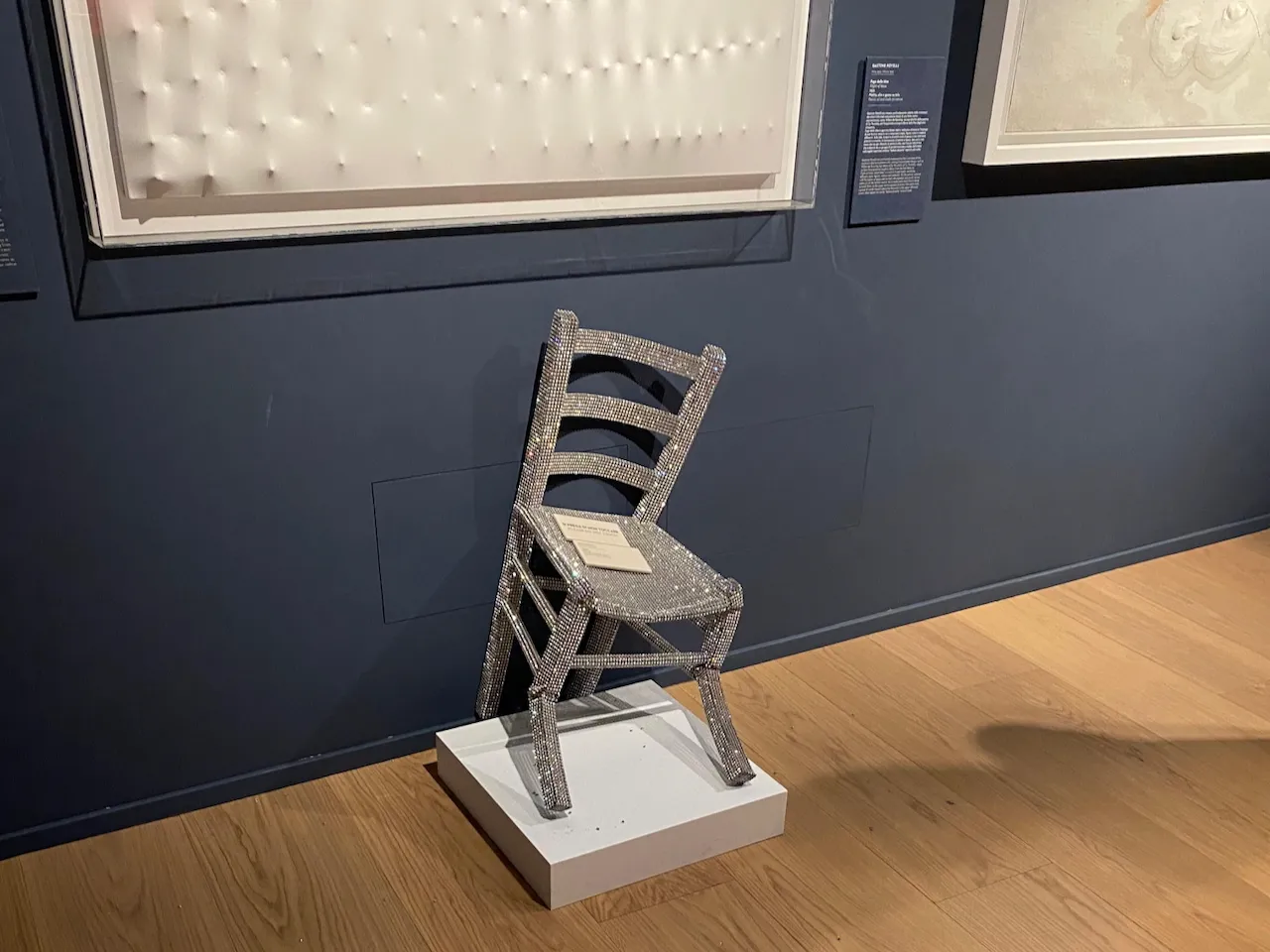 Museumgoers Accidentally Break Fragile Crystal-Covered Chair