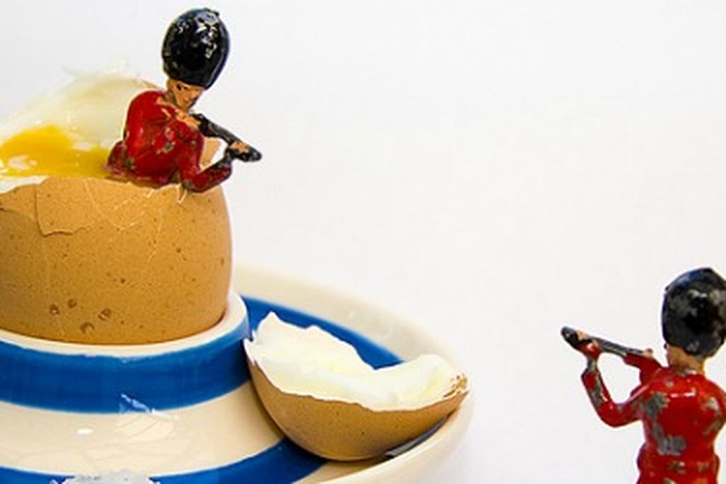 You are never too old to play with your food.