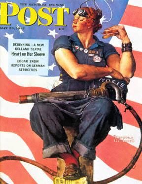 Norman Rockwell's rendition of Rosie