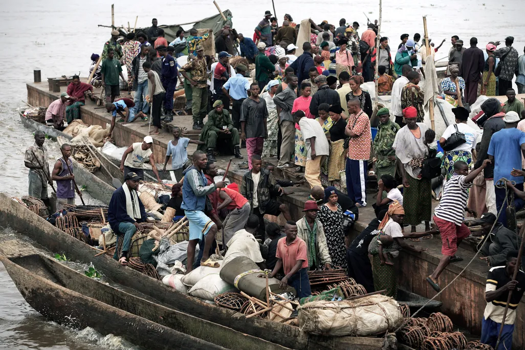 boat on Congo