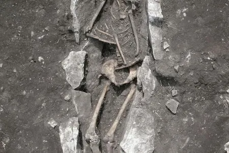 The remains of a teenage boy found near an altar dedicated to Zeus at Mt. Lykaion